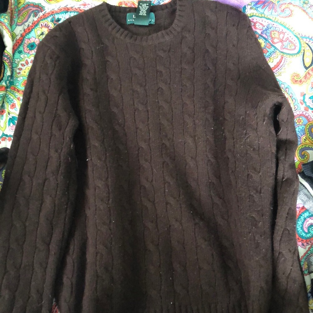 Brown sweater